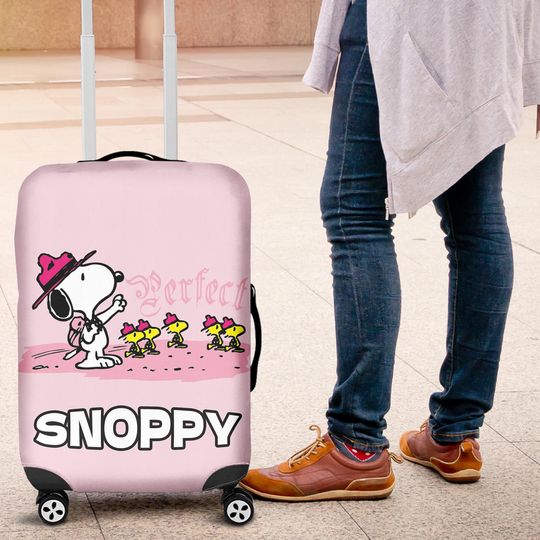 Discover Snoopyy Dog Luggage Cover, Snoopyy Dog Luggage Cover, Suitcase Cover, Luggage Cover, Travel Gift