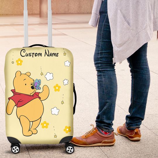 Discover Disney Winnie The Pooh Luggage Cover, Winnie The Pooh Luggage Cover, Suitcase Cover, Luggage Cover, Travel Gift
