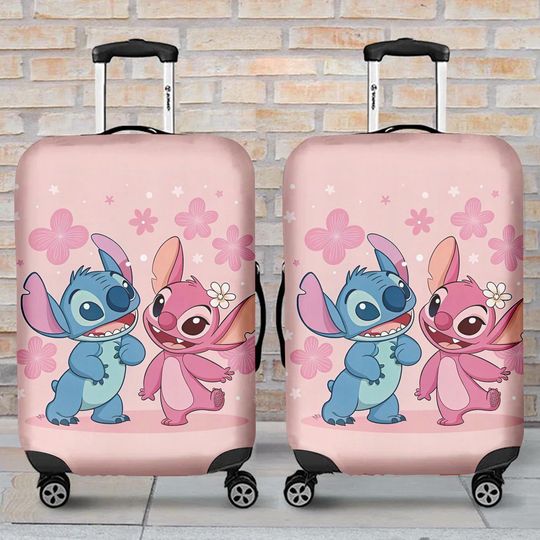 Discover Disney Lilo and Stitch Luggage Cover, Lilo and Stitch Luggage Cover, Suitcase Cover, Luggage Cover, Travel Gift