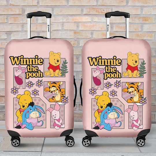 Discover Disney Winnie The Pooh Luggage Cover, Winnie The Pooh Luggage Cover, Suitcase Cover, Luggage Cover, Travel Gift