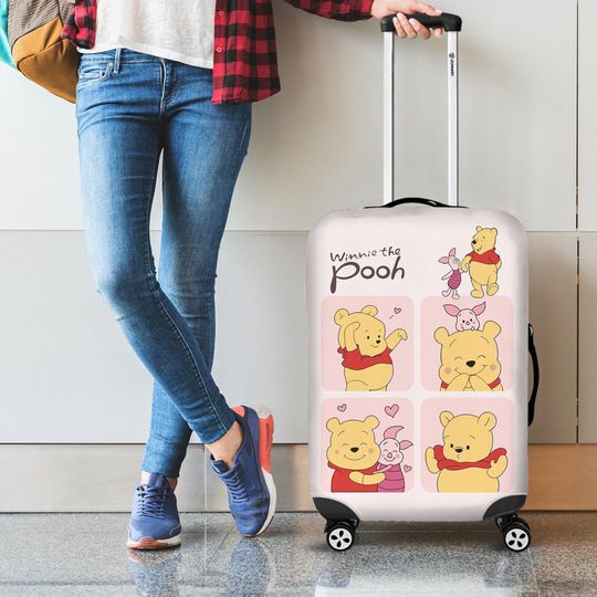 Discover Disney Winnie The Pooh Luggage Cover, Winnie The Pooh Luggage Cover, Suitcase Cover, Luggage Cover, Travel Gift