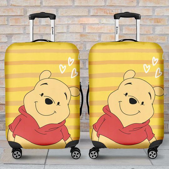 Discover Disney Winnie The Pooh Luggage Cover, Winnie The Pooh Luggage Cover, Suitcase Cover, Luggage Cover, Travel Gift