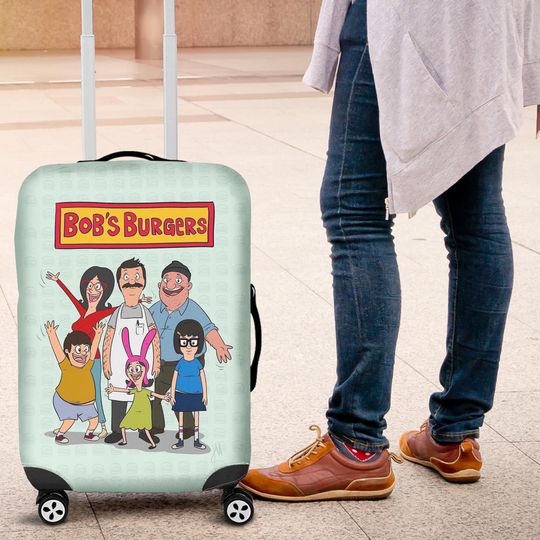 Discover Bob's Burgers Luggage Cover, Bob's Burgers Luggage Cover, Suitcase Cover, Luggage Cover, Travel Gift