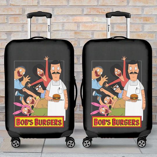Discover Bob's Burgers Luggage Cover, Bob's Burgers Luggage Cover, Suitcase Cover, Luggage Cover, Travel Gift