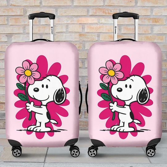Discover Snoopyy Dog Luggage Cover, Snoopyy Dog Luggage Cover, Suitcase Cover, Luggage Cover, Travel Gift