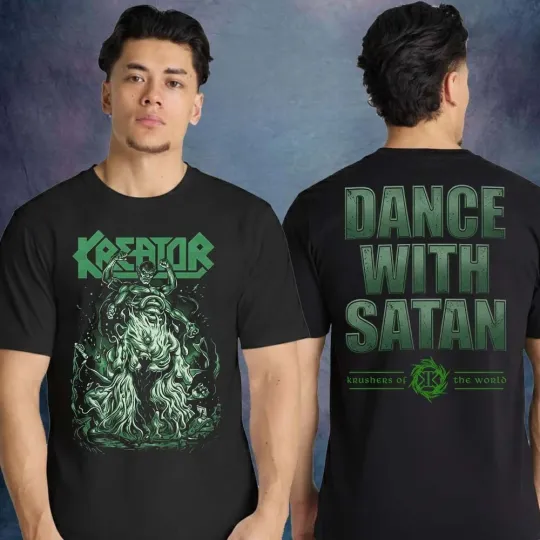 Discover Kreator Krushers Tour 2026 Dance With Satan T-Shirt