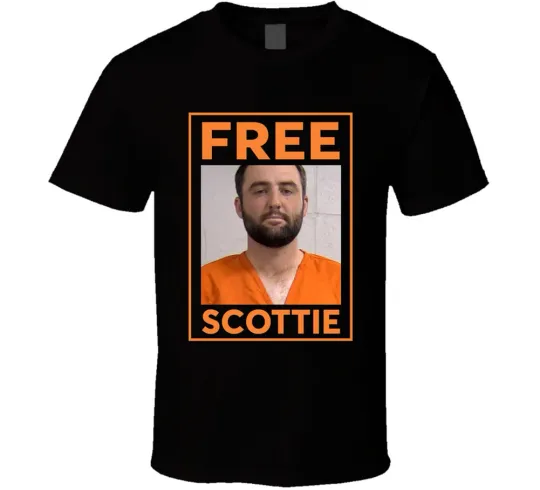 Discover Scottie Scheffler Mugshot T-Shirt