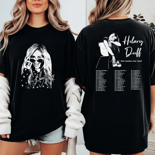 Hilary Duff the Lucky Me Tour 2026 Unisex T-Shirt