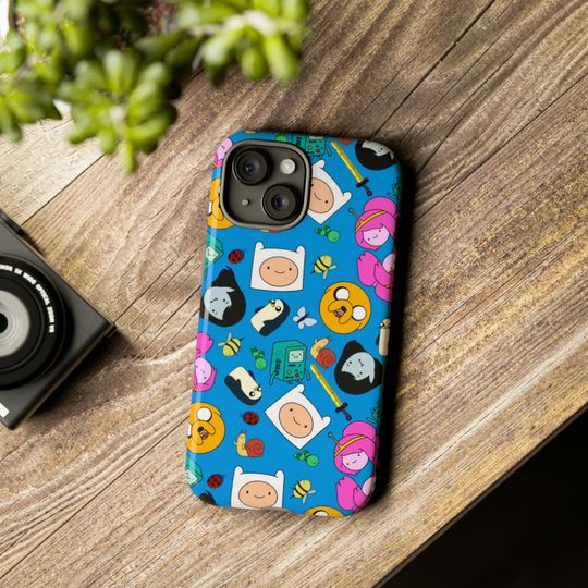 Discover Adventure Time Phone Case, Finn The Human Jake The Dog BMO Princess Bubblegum Marceline Phone Case, Gift For Her For Him