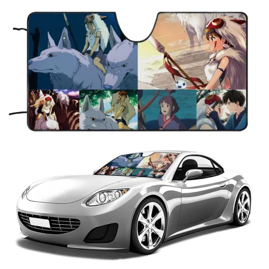 Discover Princess Mononoke Car Sun Shade