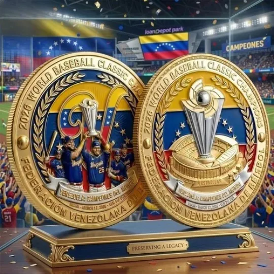 Discover 2026 WBCC Champions Venezuela Commemorative Coin