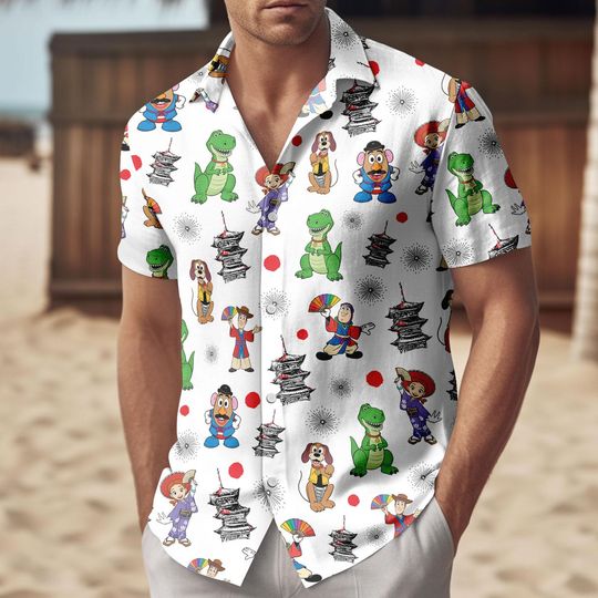 Discover Disneyland Tokyo Toy Story Hawaiian Shirt, Disneyland Japan Trip Button Shirt, Disneyland Men Shorts, Disneyland Paris 2026 Shirt