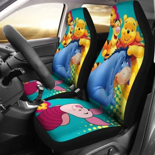 Discover Winnie the Pooh Car Seat Cover Universal Fit