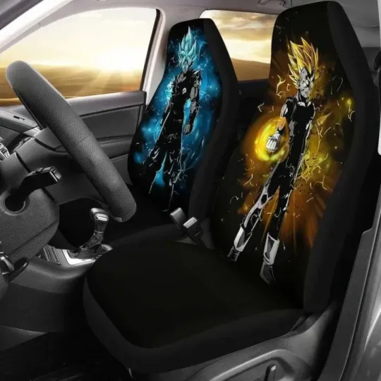 Goku Vegeta Super Saiyan Dragon Ball Car Seat Cover Universal Fit