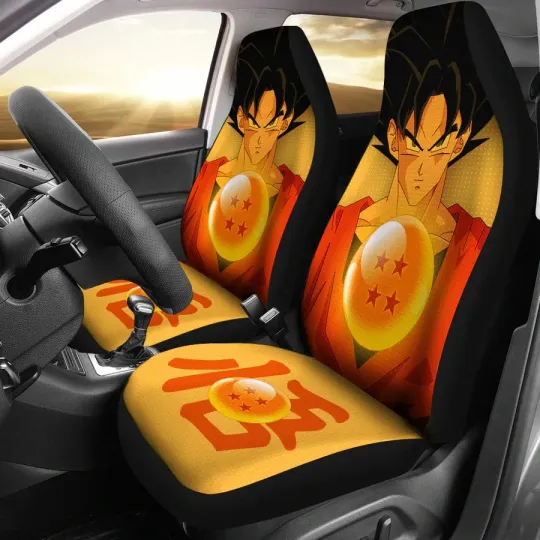 Discover Dragon Ball Z Goku Car Seat Cover Anime Interior Accessory