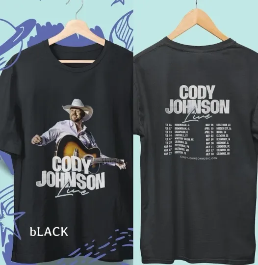 Discover SALE!!! Cody Johnsonn 2026 Tour Inspired Merch Tee – Country Music Fan Shirt