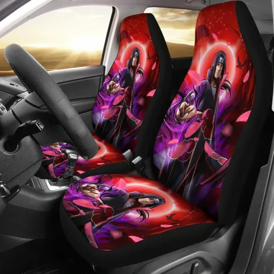 Discover Itachi Uchiha Akatsuki Seat Covers Narutoo Anime Car Seat Covers Ci102305