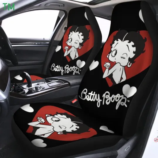 Discover Betty Boop Car Seat Cover Set Valentine Gift Car set Cover-Lovely