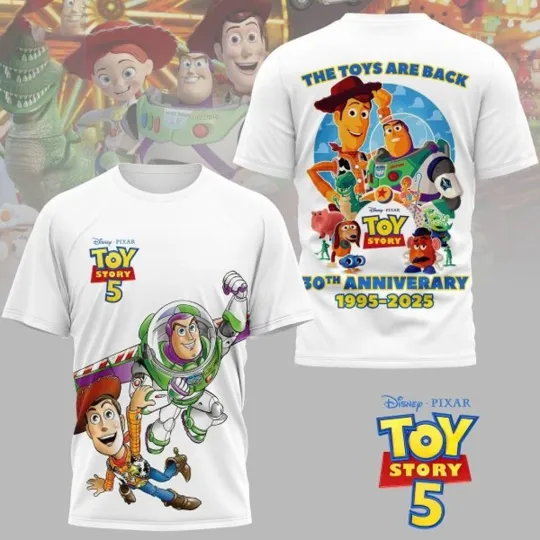 HOT !!! Toy Story 5 30th Anniversary 1995 2025 Special Gift For Fan