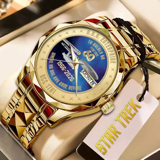 Discover Star Tr ek 60th Anniversary Alloy Luxury Quartz Watch
