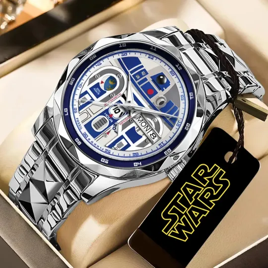 Discover Star Wars x R2-D2 Alloy Luxury Quartz Watch