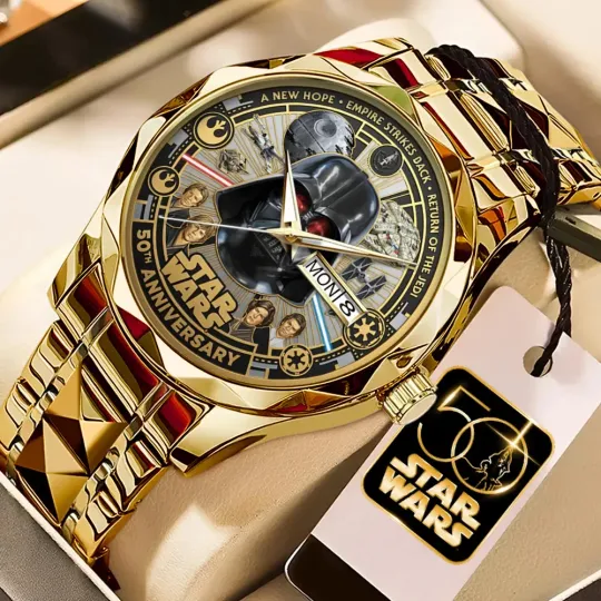 Discover Star Wars 50th Anniversary 2027 Alloy Luxury Quartz Watch