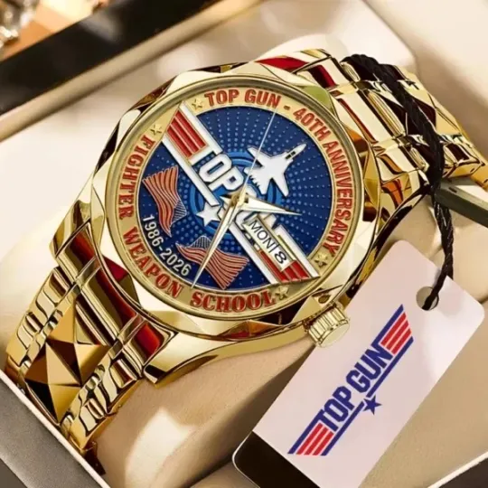Discover Top Gun 40th Anniversary Alloy Luxury Quartz Watch