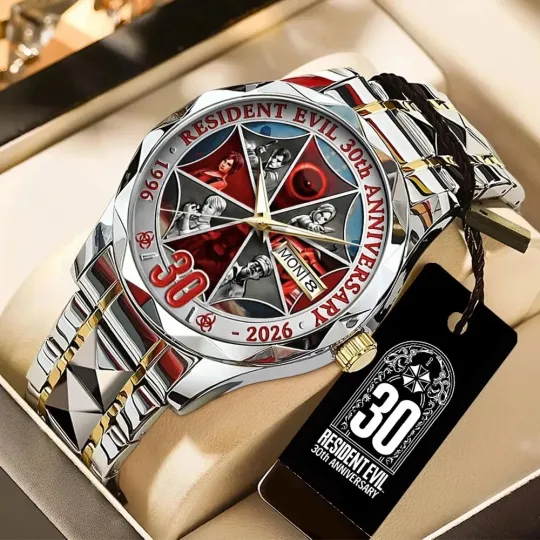 Discover Resident Evil Requiem Alloy Luxury Quartz Watch