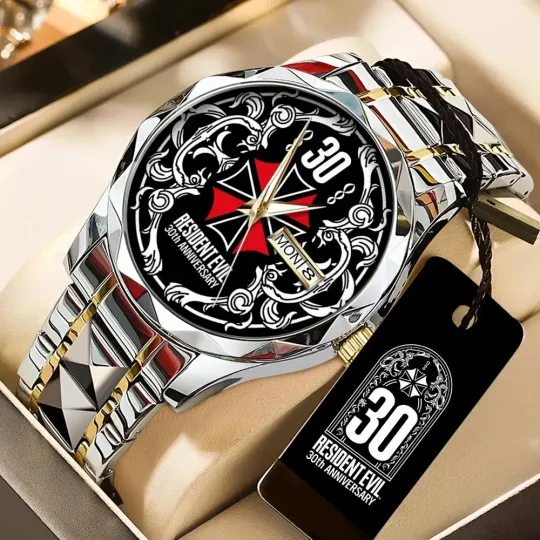Discover Resident Evil 30th Anniversary Alloy Luxury Quartz Watch