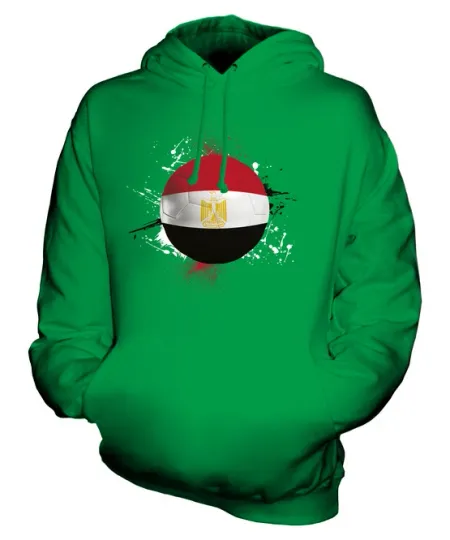 Discover Egypt Football Unisex Hoodie Top for World Cup Sports