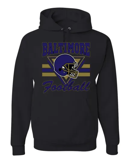 Discover Baltimore Football Helmet Unisex Hoodie