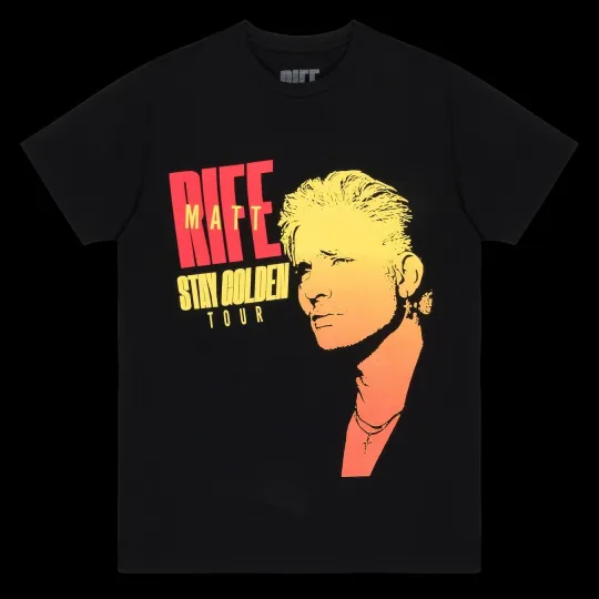 Discover Rare! Matt Rife Stay Golden Tour 2026 Short Sleeve S to 5XL Shirt CA120