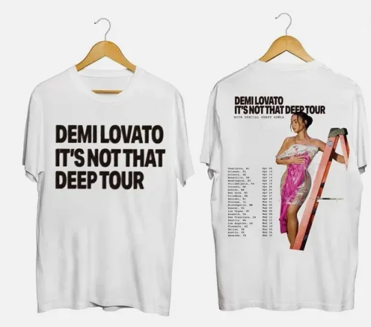 Discover Demi Lovato It's Not That Deep Tour 2026 T-Shirt Repinted