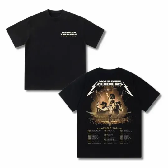 Discover 2 Sides Warren Zeiders 2026 World Tour Black Shirt Unisex S-5XL E2415