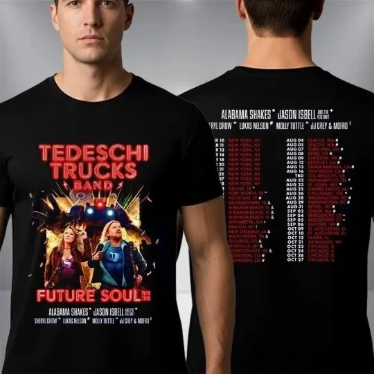 Discover Tedeschi Trucks Band Future Soul 2026 Tour T-Shirt, FAST SHIP