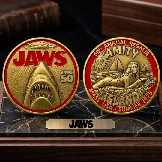 Discover Jaws 50th Anniversary Commemorative Coin