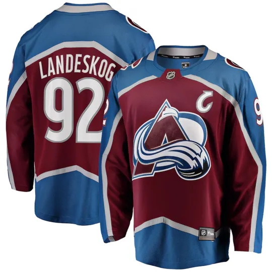 Discover Men's Colorado Avalanche Gabriel Landeskog Burgundy Captain Patch Home !!!
