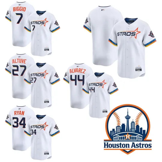 Discover Men's/Youth Astross White 2025 City Connect Limited Player Printed Jersey