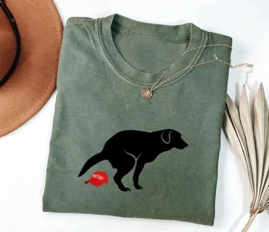 Discover Subtle Anti-Trump T-Shirt with FDT Dog Design and Hidden Protest