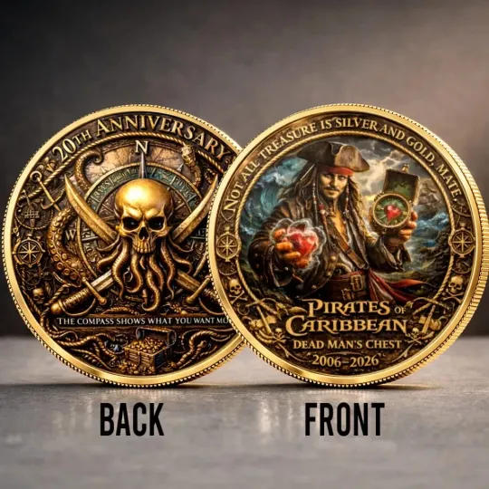 Discover Pirates of the Caribbean Commemorative Coin