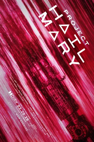 Discover Project Hail Mary Movie Poster Sci-Fi Astronaut Space Art Print