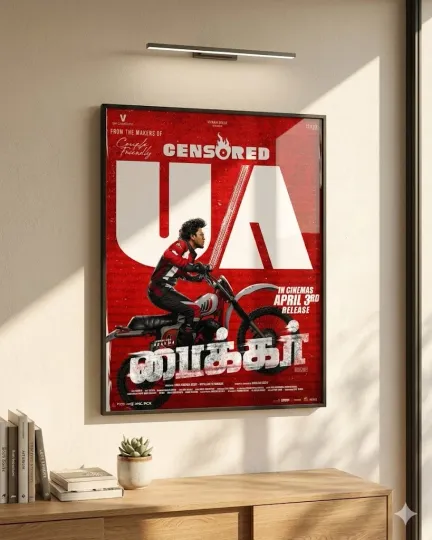 Discover Sharwanand Biker Movie Poster 2026 Indian Action Film April 3 Release