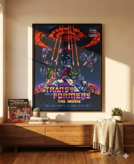 Discover The Transformers The Movie 40th Anniversary Poster 1986-2026 Ultimate Visual