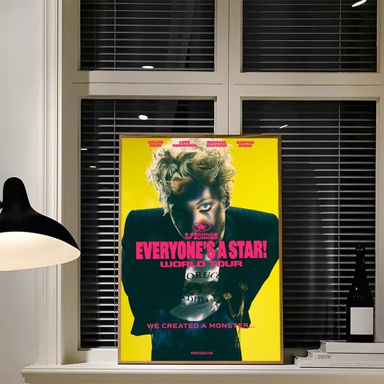 Discover 5 Seconds of Summer Everyone A Star World Tour 2026 Poster