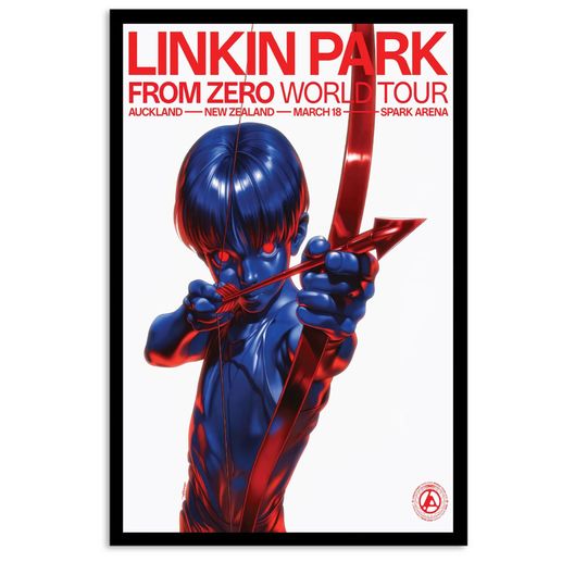 Linkin Park From Zero World Tour Poster at Spark Arena 2026