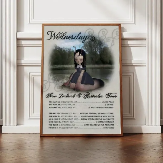 Discover Wednesday NZ And AUS Tour 2026 Poster
