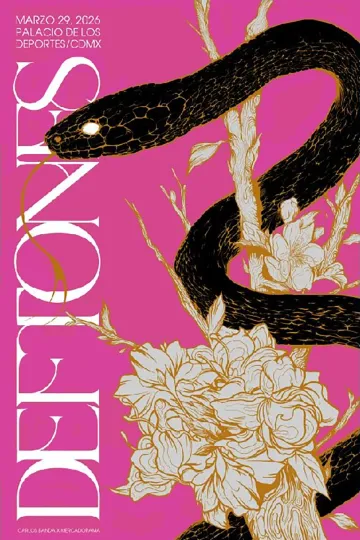 Discover Deftone 2026 Tour Poster, Music Poster Wall Art Decor