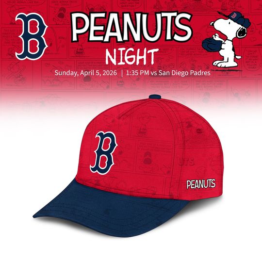 Boston Red Sox Peanuts Night Baseball Cap