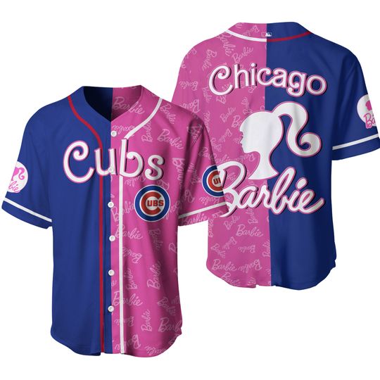 Chicago Cubs Barbie 2026 Special Edition Baseball Jersey