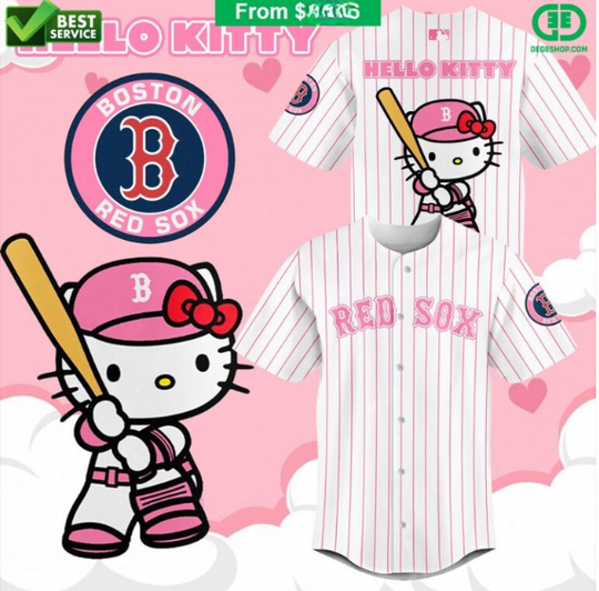 Boston Red Sox Hello Kitty Baseball Jersey